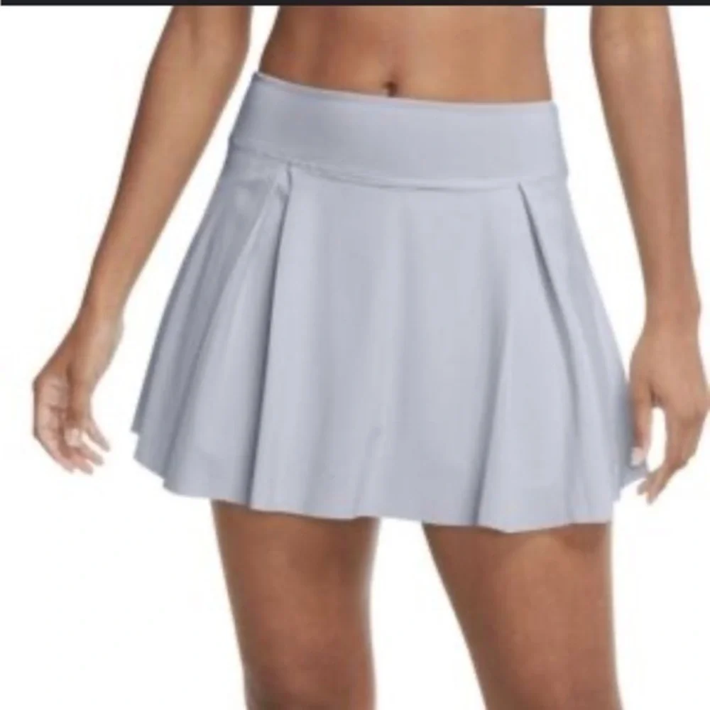 Nike Blue Mini Skater Skirt Pleated Casual